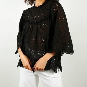 Bellerose Calais Blouse in Black
